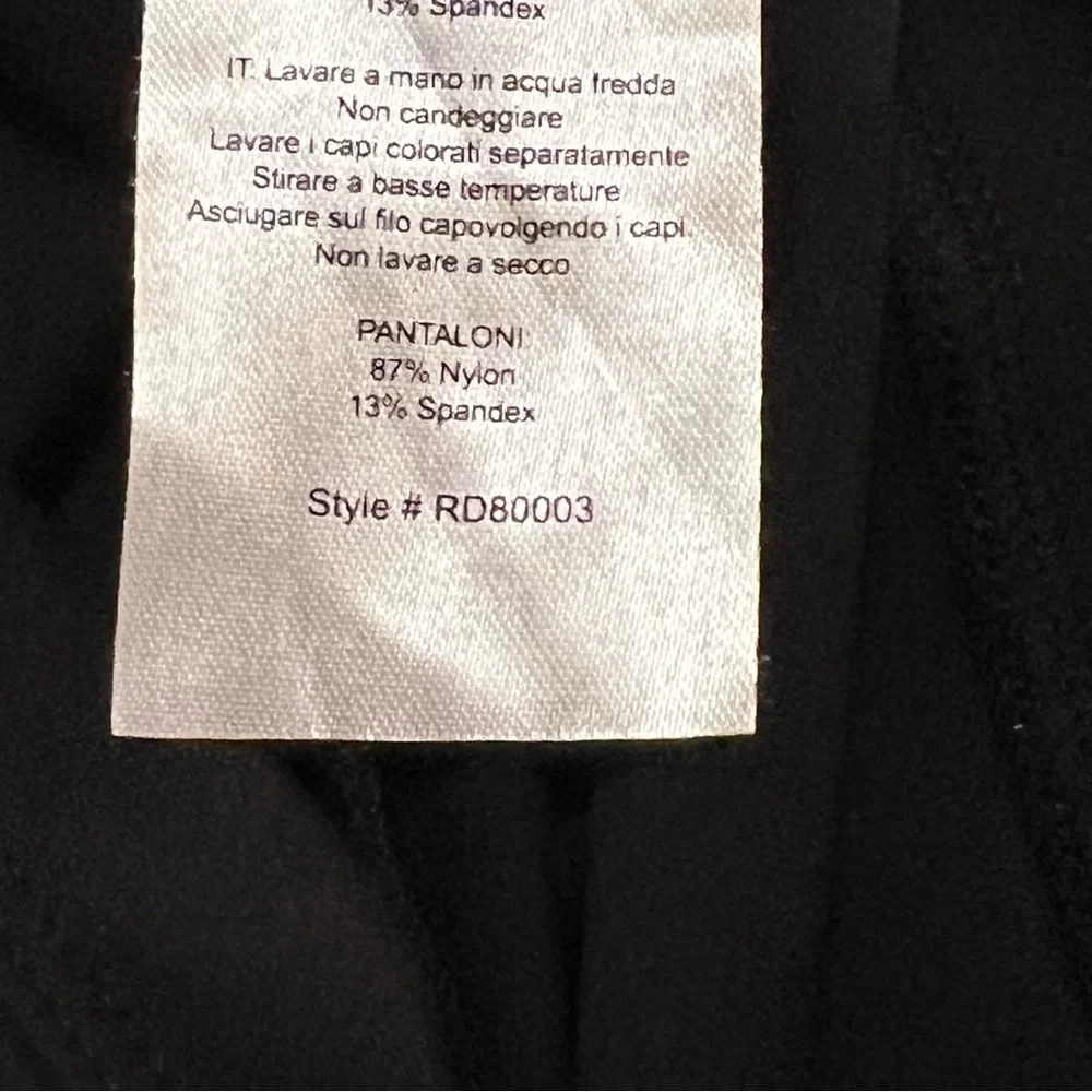 NWT Revolution PERFORMANCE LEGGINGS Black Pants dance bottoms small adult